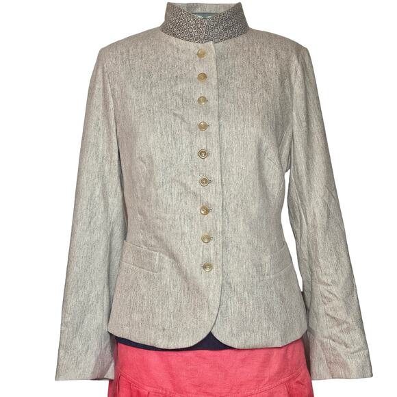 Luciano Barbera Wool and Cashmear Blazer Jacket Size Small - Picture 1 of 4